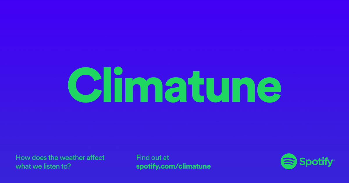 Climatune: Spotify et AccuWeather lancent des listes de lecture adaptées à la météo - Stampaprint Blog FR