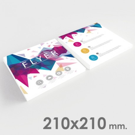 Flyers 21 x 21 cm