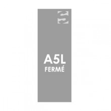 Dépliants format fermé A5l (105x297 mm)