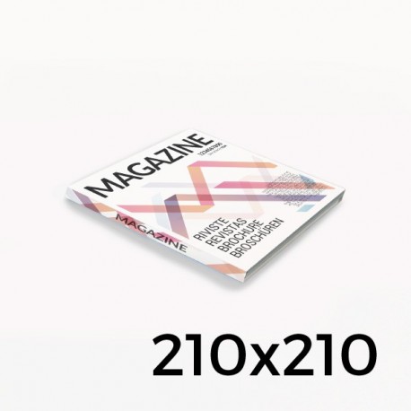 Format 210x210 - reliure en dos coll&eacute;