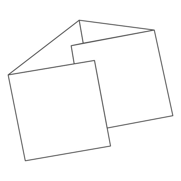 dépliant 4 volets - 8 faces 210x210 840x210 mm portefeuille